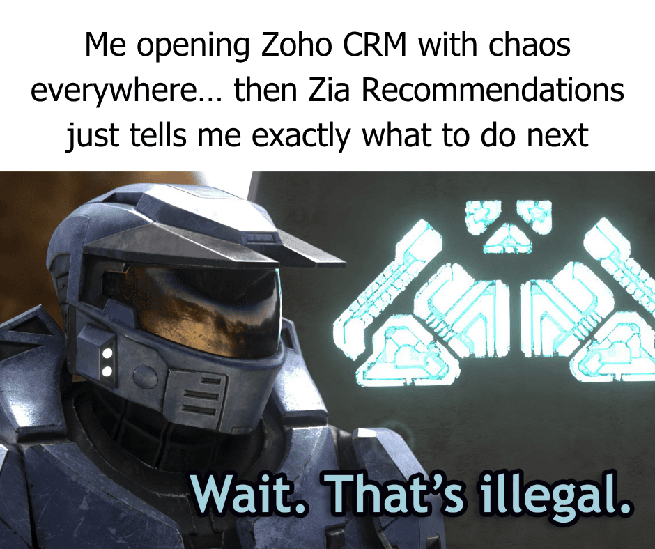 Zoho CRM Zia Recommendations Explained